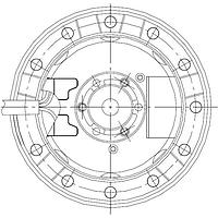 ebm-papst M2E052-BF88-59 ມໍເຕີພັດລະບົບ AC, 115VAC, 60Hz, ການຫວັນທາງກາງນາມື