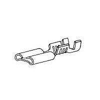 AMP Connectors - TE Connectivity 63850-1 (Mouser Reel) ປະຕູປ່ອງ 187 FAST REC 20-16 ມົດ 1000