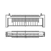 AMP Connectors - TE Connectivity 788643-1 ຮອງສະໜອງສະເພາະ & ຮອງສາຍ 50 HDR VERT SMT COMP 990