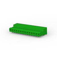 AMP Connectors - TE Connectivity 4-640443-4 ຮູງຮັບ Receptacle 14P C/E 28AWG ບໍ່ມີ TAB ມີແຖວສີຂຽວ