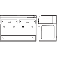 Air Science P5-48-XTS-SafeSEARCH-G Hood Fume ແບບບໍ່ມີທໍ່ (48")