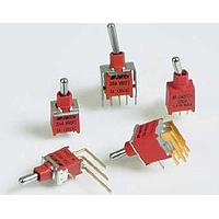 E-Switch 200AWMDP1T2A1M2RE ສະຫນັບສະຫນູນ Toggle 3A 120VAC / 28VDC On-None-On PC Mnt