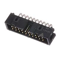 Omron Electronics XG4C-2034 ຕູ້ສະຫນອງສາຍແບບບາງ MIL BoxType Plug 20P RightAngle 1Polarize