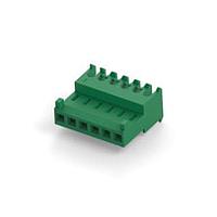 AMP Connectors - TE Connectivity 3-644565-6 ຮູງຮັບ Receptacle 6 POS RECEPT 28 AWG