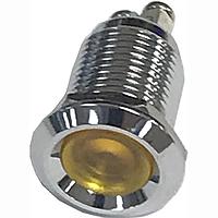 Mallory Sonalert FL1M-12CA-1-Y110V ອິນດິເຄເຕີ LED YEL 12MM NUT 110VAC/DC