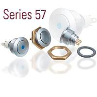 ITW Switches 57-112R ສະຫນັບສະຫນູນຕໍ່ການທຳລາຍ MINI VANDAL RESIST- ANT SEALED RED LIGHT