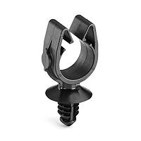 HellermannTyton 151-01778 MOC Clip MOC Clip, 16 mm, ມີ 6.5mm Fir Tree, PA66HIRHSUV, ສີດຳ, 2000/ctn
