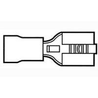 AMP Connectors - TE Connectivity 170604-1 ຕາບ .250 PIDG FASTON RECEPT