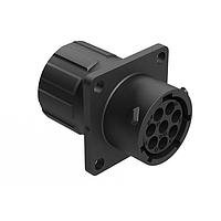 Amphenol SINE Systems RTS012N8SHEC03R ປະຕູຮັບສະຫນອງ Receptacle, ຂົວສີ່ແຂນ, 8 ຕຳແໜ່ງ, ຍິງ, ຂະໜາດຮູບເປັນ 12, ຢາງຊິໂລຄອນ ແລະ ຝາປິດສິນສິນດ້ວຍການປິດສາຍແບບລົດລົງແຕ່ລະອັນ