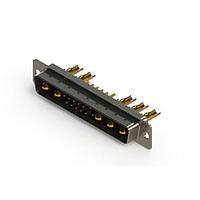 EDAC 627-17W5222-2N1 ຕົວເຊື່ອມຕໍ່ Mixed Contact D-Sub Connectors Vertical Combo Dsub
