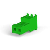 AMP Connectors - TE Connectivity 3-641244-2 ຮູງຮັບ Receptacle 02 CIR MTA-100 THR CON GREN LF