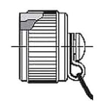 Amphenol Socapex RJFTVC7N ຝາກັນກະດູກ Cap Jam Nut Recept Cap Nickel