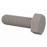 Essentra Components 50M030050J010 Cap Screw Hex Unslotted Bolt, M3 X .5 Thread, 10mm Lg