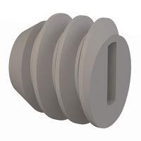 Essentra Components 010632G012 ສະຕ໌ ສະຄຣູ ສລອດເດດ ສະຕ໌ ສະຄຣູ, ຫົວສລອດເດດ, ການດັບ #6-32, ຄວາມຍາວ 1/8