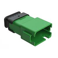 Amphenol SINE Systems AT04-12PC-SRGN ຕົວເຊື່ອມ 12 ຂາຍອດຮັບ. ຕຳແໜ່ງກະແຈກກະທົບ C ມີການປົກປ້ອງການດຶງ