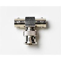 Pomona Electronics 6739 ຕົວແປ RF - Tee BNC (F/M/F) ADAPTER, 75 OHM