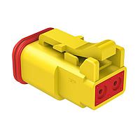 Amphenol SINE Systems AT06-2S-YEL ປລັກ 2 ທາງ 2 ຂາຍ