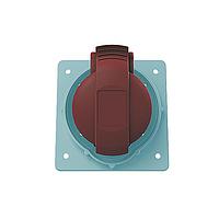 Amphenol Tuchel 2CMA170044R1000 ຕົວເຊື່ອມຕໍ່ 3P+N+E ປະຕູຕິດພານເນວ Socket Outlet. ແທນ Part# 432RAM6