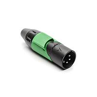 Amphenol Audio AX4MB5M ຕົວເຊື່ອມ 4P PIN M PLUG BLK W GRN MRK SLEEVE