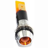 Mallory Sonalert FL1M-12CJ-1-Y12V ອິນດິເຄເຕີ LED YEL 12MM NUT 12VAC/DC