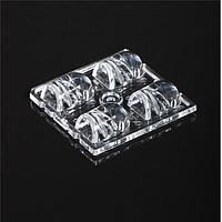 Ledil C14731_STRADA-2X2-FN-PC ເລນ LED ເລນອາເຣຍສີ່ຫມຸດສີ່ມຸມ 4 ຕຳແໜ່ງ 50 + 50mm (D) 10