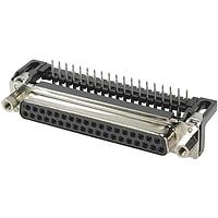 HARTING 09664126603 ຕົວເຊື່ອມ D-Sub - ຄວາມໜາ້ນມາດຕະຖານ DSUB ມຸມ ANGLED EUR ຜູ້ຍິງ STAMPED