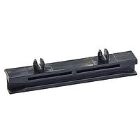 Essentra Components RSSHG-351-165 ລູກຖັງແລະຕູ້ລູກຖັງ Card Guie,Hrzntl,Snap In,ສີດຳ,3.5 ນິ້ວ