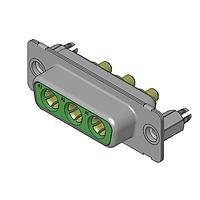 Molex / FCT 173107-1940 Mixed Contact D-Sub Connectors FCT ML DSUB STR PC RCPT 3W3 W/SNAPIN