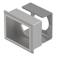 EAO 61-9931.4 ຝາປຸ່ມສະຫນອງ / ຝາປຸ່ມສະຫນອງ FLUSH MNT LENS SMOKED RECTANGL