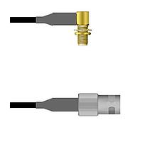 Amphenol Custom Cable Q-2R0090008012i ສາຍສະບັບ RF SMA-RJB/BNC-SJ RG58 12I