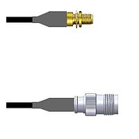 Amphenol Custom Cable Q-3004L000D010i ສາຍສະບັບ RF SMA-SJB/TNC-SJ LMR19 10I