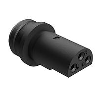 Amphenol SINE Systems 044 103 10003 ຕົວເຊື່ອມຕໍ່ 3 ຕຳແໜ່ງ ປຸກຜູ້ຍິງ, ປະເພດມາດຕະຖານ