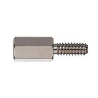 Fascomp FC4533-832-B-5 ເຮັກ 1/4 HEX M/F 832 7/16" ທອງນິເຄວ