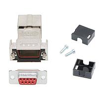 Molex / FCT 173114-0386 ຊຸດປົກກັນ EMI ມາດຕະຖານ FCT Backshell CONN Kit SHLD PLSTC Backshell D-Sub CONN 9 CKT
