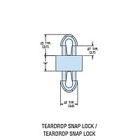 Heyco 10448 ຊ່ອງຫ່າງມາດຕະຖານ HSP-MDL-1-06M NAT NYL PCB Support