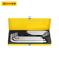 BOSI BS427014 Ball Point Hex Key Set (1.5,2,2.5,3,4,5,5.5,6,7,8,10,12,14,17)