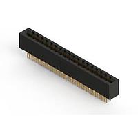 EDAC 355-036-500-201 ບໍ່ມີ Flanges 36P .156" x .140" ສີດຳ