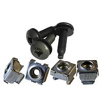Hammond Manufacturing CAGKITM6-100 ຊຸດນັດສະກຸດ M6 ແລະ ແນວກະດູກ M6 CAGNUTS & M6 SCREWS 100-PKG