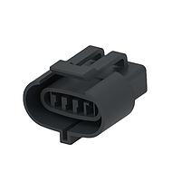 AMP Connectors - TE Connectivity 3-1437853-4 ຕົວເຊື່ອມຕໍ່ລົດ 105919C ASY BLK 4WAY OVL