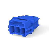 AMP Connectors - TE Connectivity 3-1971772-3 ຮອງສະໜອງສະເພາະ & ກອງສາຍ PTL 1X3 CAP PANEL MT STD TEMP KEY C BLU