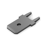 AMP Connectors - TE Connectivity 1217539-1 PC Tab TAB .250 STR QC TIN PCB