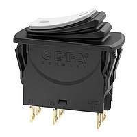 E-T-A Circuit Breakers 3120-N324-P7T1-W12DY4-5A ຕັດກົດວົງຈອນ The 3120-N...4 IP65 rated thermal circuit breaker/switch combination ລວມການປ້ອງກັນໄຟຟ້າເກີນຂອບແລະຟັງຊັນຂອງສະຫນັບສະຫນູນ ON/OFF ໃນອົງປະກອບດຽວ. ອົງປະກອບ trip ແມ່ນ thermal bimetal. ປະເພດ 3120-N...4 ເປັນຕົວເລືອກທີ່ເໝາະສົມ.