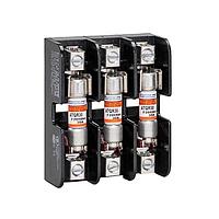 Mersen 30353 ບລອກຟິວເຄດ CC, ມິດເຈດ, 3 ໂພນ, 600V, 30A, ຕິດຕໍ່ກັບກະຕ່າທອງ