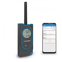 Sauermann Si-HH3 ຂະໜາດກະເປົ໋າ ອຸນຫະພູມ/ເຄື່ອງວັດແທກຄວາມຊຸ່ມຊື່ນ (-20.00 °C ~ 60.00 °C, 0.00 % RH ~100.00 % RH)