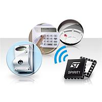 STMicroelectronics SPIRIT1QTR Wi-Fi ອັດຕາຂໍ້ມູນຕ່ຳ 1GHz 1 ຫາ 800KHz Trans