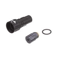 Amphenol Alden 341112 ຕົວເຊື່ອມ Ovr Mld Sldr Cup Plg Kit CM 24P 22AWG