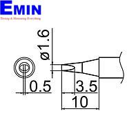 HAKKO T12-D16 ເຄັດລັບ Soldering