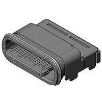 JAE Electronics DX07WH24JA3R1200 ຕົວເຊື່ອມ USB Type C ກັນນ້ຳ IPX7 USBC RA Receptacle 24 Pin