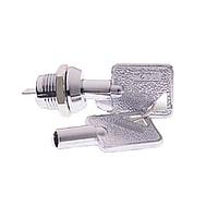 E-Switch KO106A102 ສະຫນັບສະຫນູນ Keylock SPST 2-POS 90 ອົງສາ