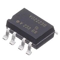 Vishay General Semiconductor VO2223B-X007T ອຸປະກອນສົ່ງອອກ Triac & SCR ແບບ Optocouplers 1A, 600V PhotoTRIAC SMD-8, UL, cUL